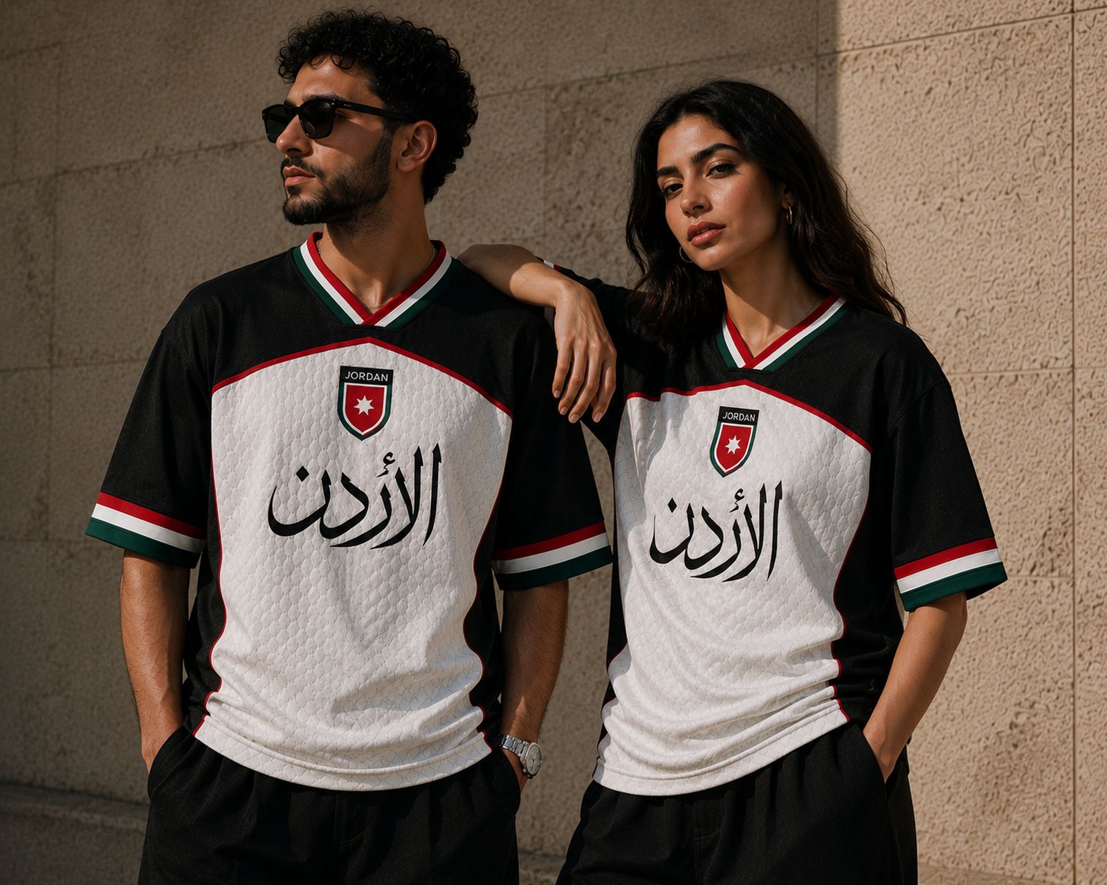 Shilla — Jordan ٤٦ jersey on two people